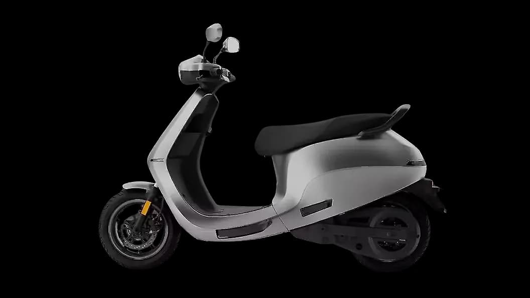 Ola-style electric scooter, side profile